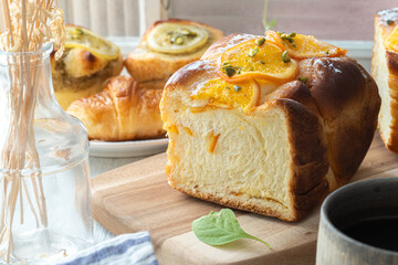 お洒落なパン　オレンジデニッシュ