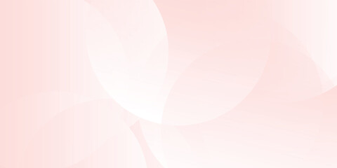 Minimalist banner background, pastel colorful, pink and yellow gradations. Circle effect style geometric