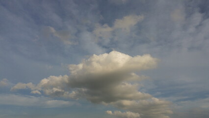 blue sky with clouds