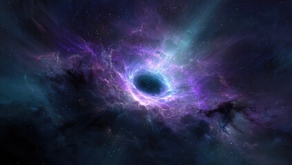 Cosmic vortex in a nebula