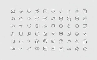 A seamless collection of web icons and social media symbols with a vector calendar for 2012