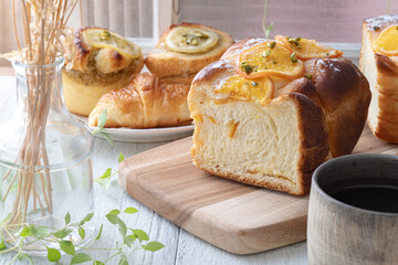 お洒落なパン　オレンジデニッシュ