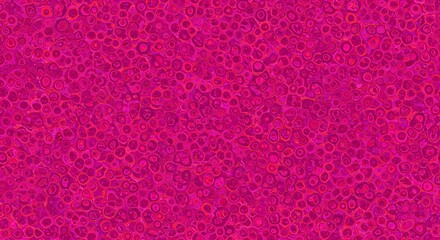 Fototapeta premium Abstract Pink Texture: A vibrant, photorealistic image presents a seamless abstract texture of pink circles and patterns, inviting visual exploration and design applications.