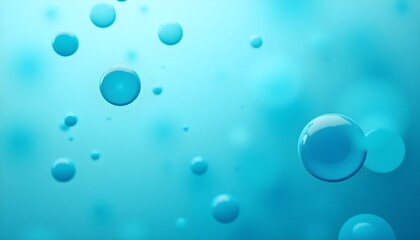 Abstract digital particles floating and connecting in soft blue and teal hues, smooth and matte finish @aanya .