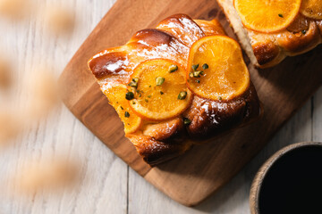 お洒落なパン　オレンジデニッシュ