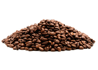 coffee beans isolated on white background PNG ,AI GENERATED