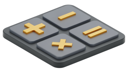 Mathematical Operations with Addition Subtraction and Equality Symbols Represents Financial Analysis and Data Calculations