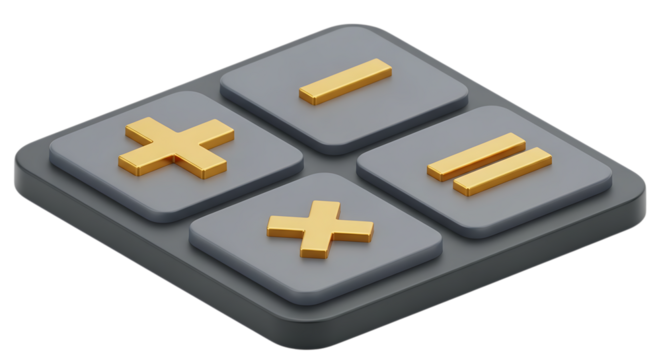 Mathematical Operations with Addition Subtraction and Equality Symbols Represents Financial Analysis and Data Calculations