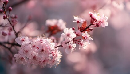 Fototapeta premium Delicate spring blossoms in soft focus (1)
