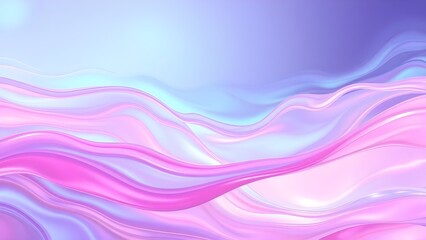 Fototapeta premium abstract liquid light waves, aurora gradient blend, neon + pastel colors, smooth organic curve