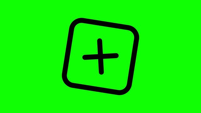 Add box icon green screen video