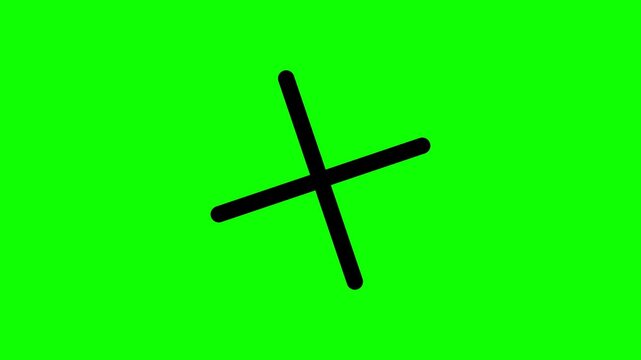  Add icon green screen video
