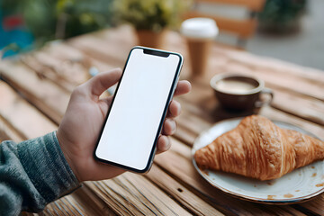 man using smartphone