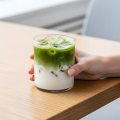 hand holding a cup of tea