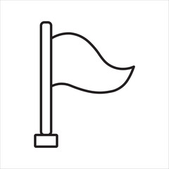 Different flag icons set. Vector illustration