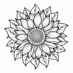 abstract flower vector illustration