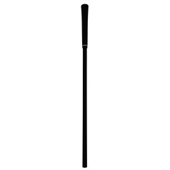 Black riding crop with curved handle whip equestrian