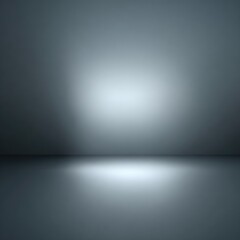 Grey concrete wall meets the floor in studio space for mockup products, stage showcase, promotion display.