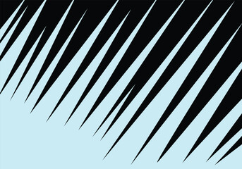 Precision Fracture A Bold Monochromatic super thin Zigzag Tessellation in Stark Contrast