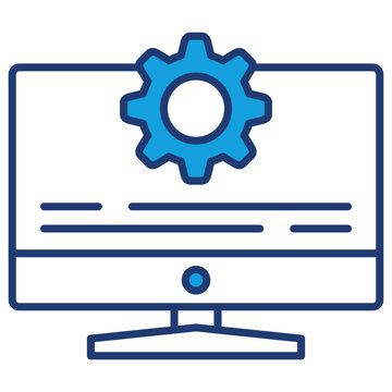 Operating System Blue Icon