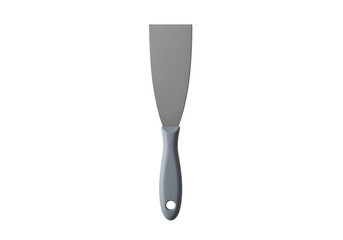 Minimalist black background with a sleek silver butter knife centered in the image