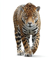 Jaguar striding forward