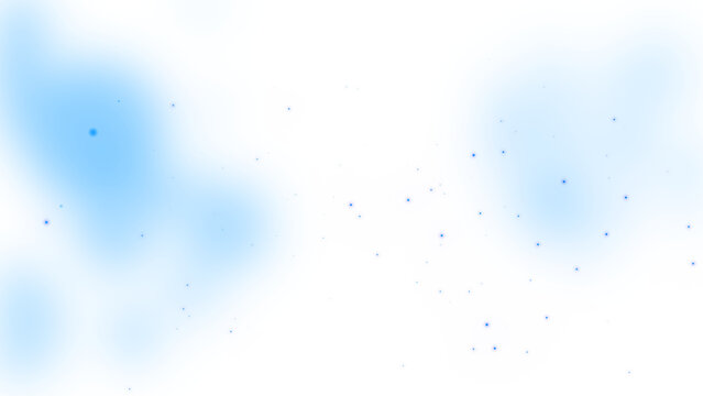 Dots particules in transperent background