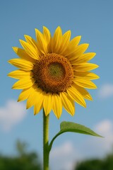 Sunflower Facing the Sun