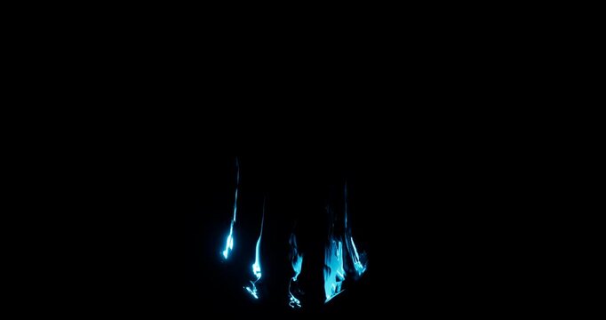 claws slash effect on black background