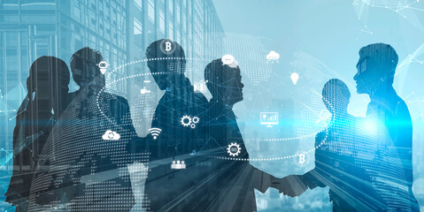 Digital business ecosystem integrating multiple business, ecosystem, and technology elements in a seamless digital network Vouch