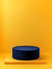 Minimalist display on vibrant background.