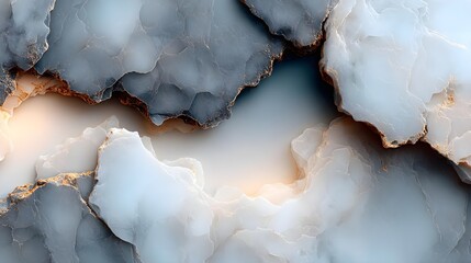 Naklejka premium Elegant abstract marble texture with soft hues and details