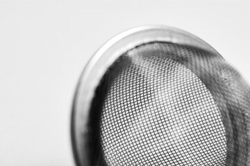 Black & White Tea Strainer Tongs