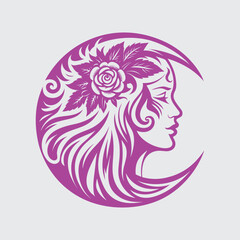 Beautician logo parlar logo design