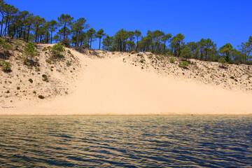 Portugal, Sesimbra, Lagoa de Albufeira - a coastal lagoon fed by 3 streams and the Atlantic Ocean....