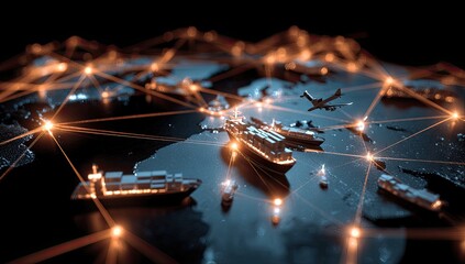 Global shipping network (2)