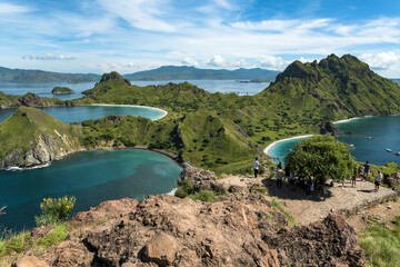 exotic volcanic landscape