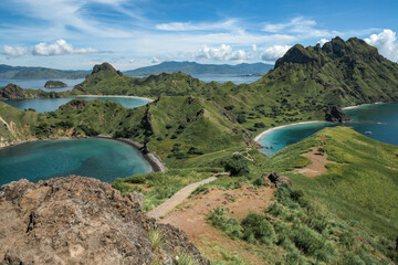 exotic volcanic landscape