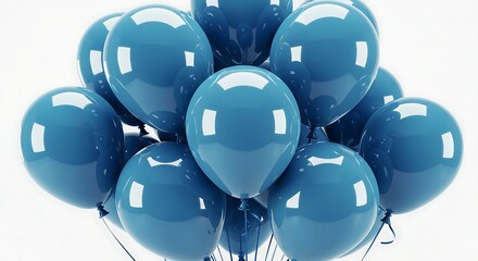 Bunch of Blue Balloons Celebration, Party Decorations, Event Decor, Festive Occasion