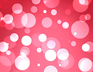 Abstract pink background with glowing circles for digital design