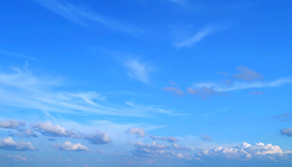 Beautiful sky full of clouds