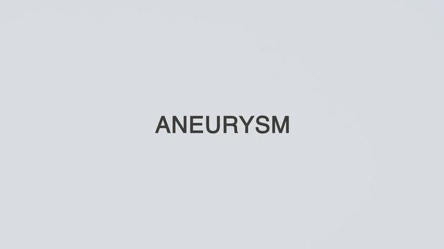 Aneurysm diagnosed with a hand holding a stethoscope on a white background, highlighting vascular health, medical assessment, patient care, and clinical evaluation