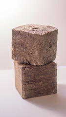 cubic brick on white background