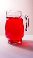 red and green tea cups