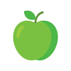 green apple vector illustration