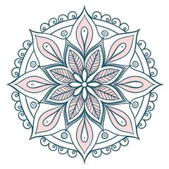 ornamental round lace pattern