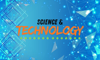 Modern Digital Innovation and Tech Concept Graphic