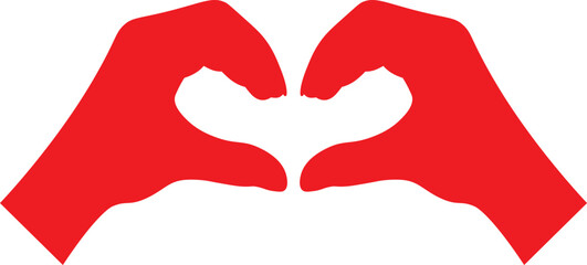 Woman hands heart shape, Hands making heart shape