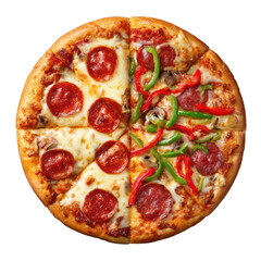 Delicious Pizza PNG &ndash; High Resolution Transparent Background Slices & Whole Pies for Menus, Ads & Food Desig