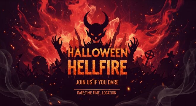 Experience the terrifying Halloween Hellfire event with an invitation to join if you dare